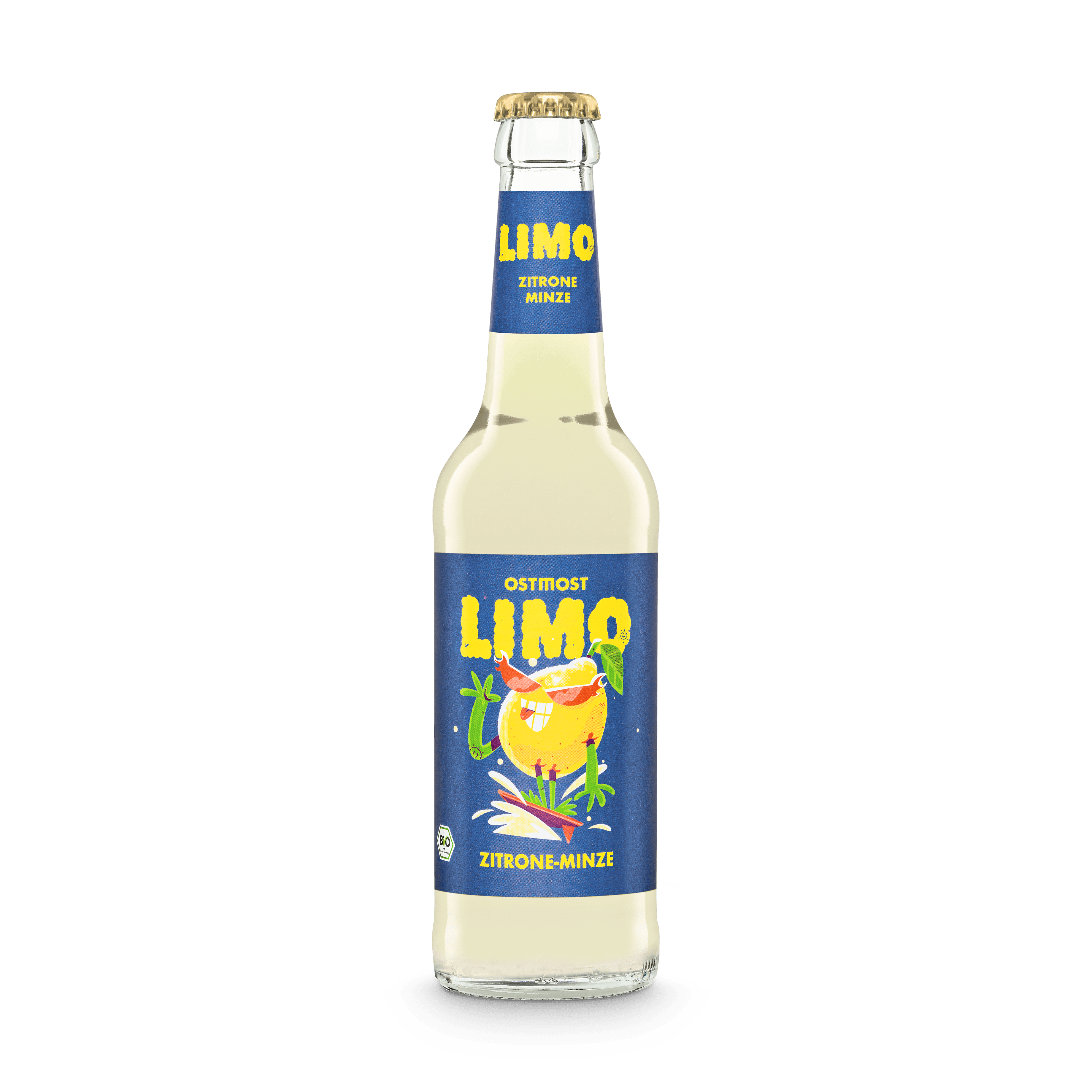 Flasche Zitrone Minze