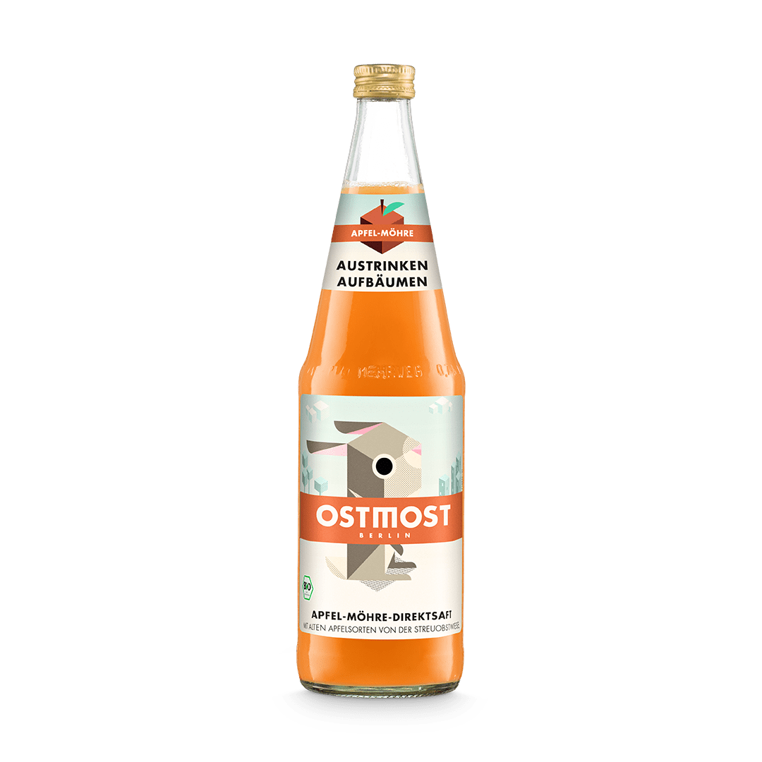 Flasche Apfel-Möhre