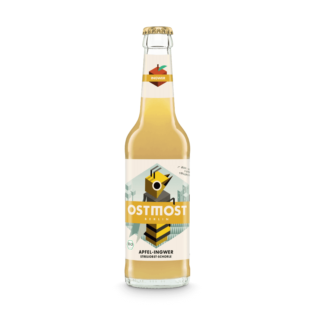Flasche Apfel-Ingwer